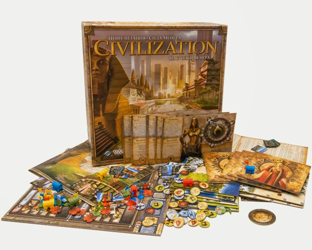 настольная игра для продвинутых игроков Цивилизация