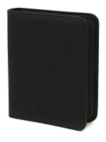 Премиум альбом Card-Pro Premium с кольцами для листов 2х2 - Черный (на молнии)