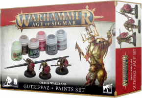 Warhammer Age of Sigmar: Orruk Warclans - Gutrippaz + Paints Set (60-09)