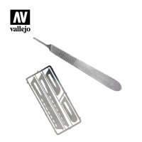 Модельная пила Vallejo (4 скальпеля) (T06001)