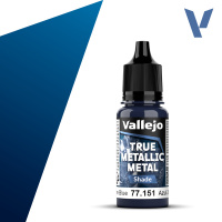 Проливка Vallejo True Metallic Shade – Sapphire Blue (77151) 18 мл