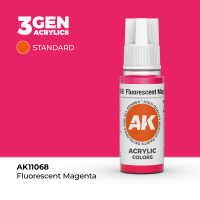 Краска для миниатюр AK Standard — Fluorescent Magenta (AK11068) 17 мл