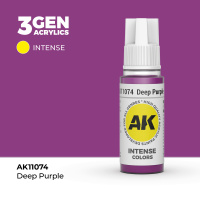 Краска для миниатюр AK Intense — Deep Purple (AK11074) 17 мл