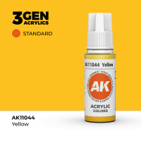 Краска для миниатюр AK Standard — Yellow (AK11044) 17 мл
