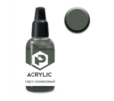 Краска Pacific88 ACRYLIC - Серо-оливковый (Olive grey) (F64) 10 мл