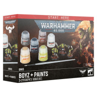 Стартовый набор Warhammer 40,000: Orks — Boyz + Paints (60-05)