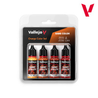 Набор красок Vallejo – Orange Color Set (72381) 4 краски по 18 мл