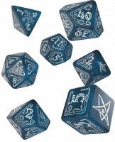 Набор кубиков Call of Cthulhu Abyssal & white Dice Set (SCTH3F)