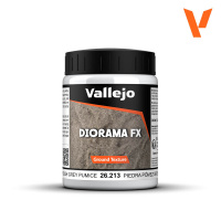 Текстурная паста Vallejo Diorama FX - Rough Grey Pumice (26213) 200 мл