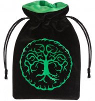 Мешочек Forest Black & green Velour Dice Bag (BFOR121)