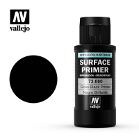 Грунтовка Vallejo Surface Primer -  Gloss Black (73660) 60 мм