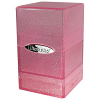 Коробочка Ultra Pro Glitter Satin Tower - Pink (AW51089)