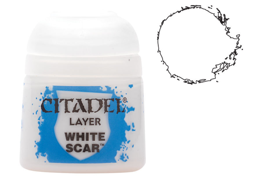 Краска для миниатюр Citadel Layer: White Scar (22-57)