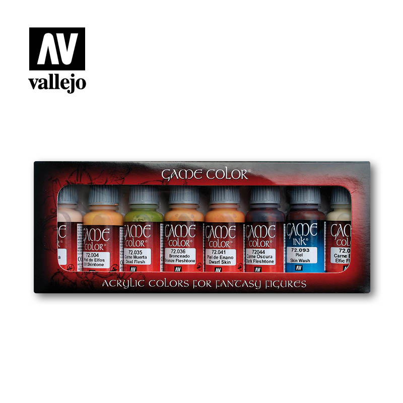 Набор красок Vallejo - Skin Tones (72295) 8 красок по 17 мл