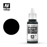 Краска матовая для миниатюр Vallejo Model Color - Black (70950) 17мл