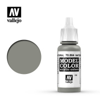 Краска металлик для миниатюр Vallejo Model Color - Natural Steel (70864) 17мл
