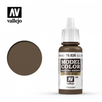 Краска матовая для миниатюр Vallejo Model Color - German Cam.Med.Brown (70826) 17мл