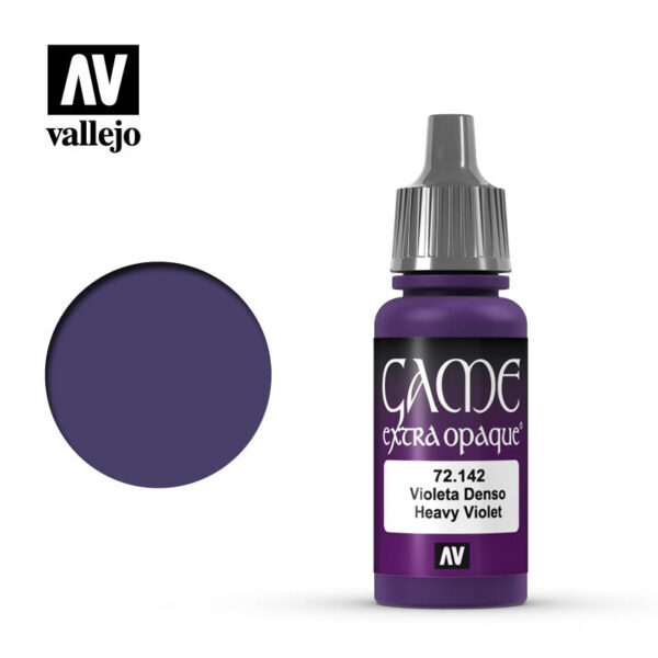 Краска непрозрачная для миниатюр Vallejo Game Extra Opaque - Heavy Violet (72142) 17 мл