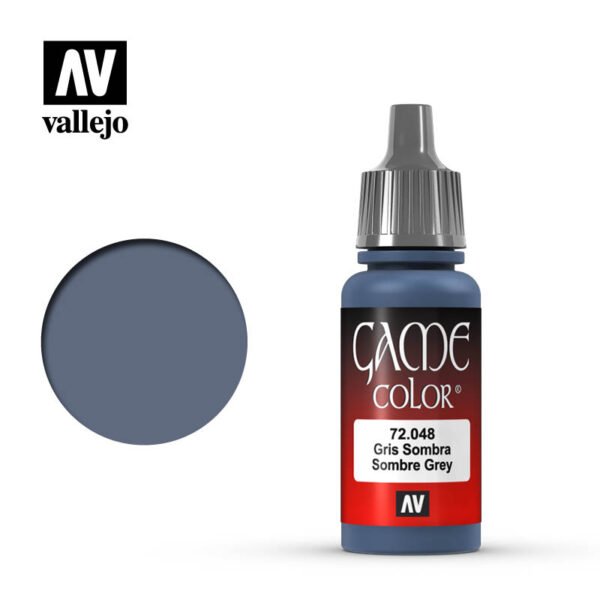 Краска для миниатюр Vallejo Game Color - Sombre Grey (72048) 17 мл