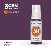 Краска для миниатюр AK Standard — Purple (AK11073) 17 мл