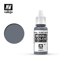 Краска матовая для миниатюр Vallejo Model Color - Neutral Grey (70992) 17мл