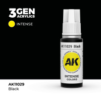 Краска для миниатюр AK Intense — Black (AK11029) 17 мл