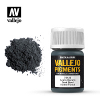 Пигмент (цветной порошок) Vallejo Pigments - Dark Steel (73123) 35 мл