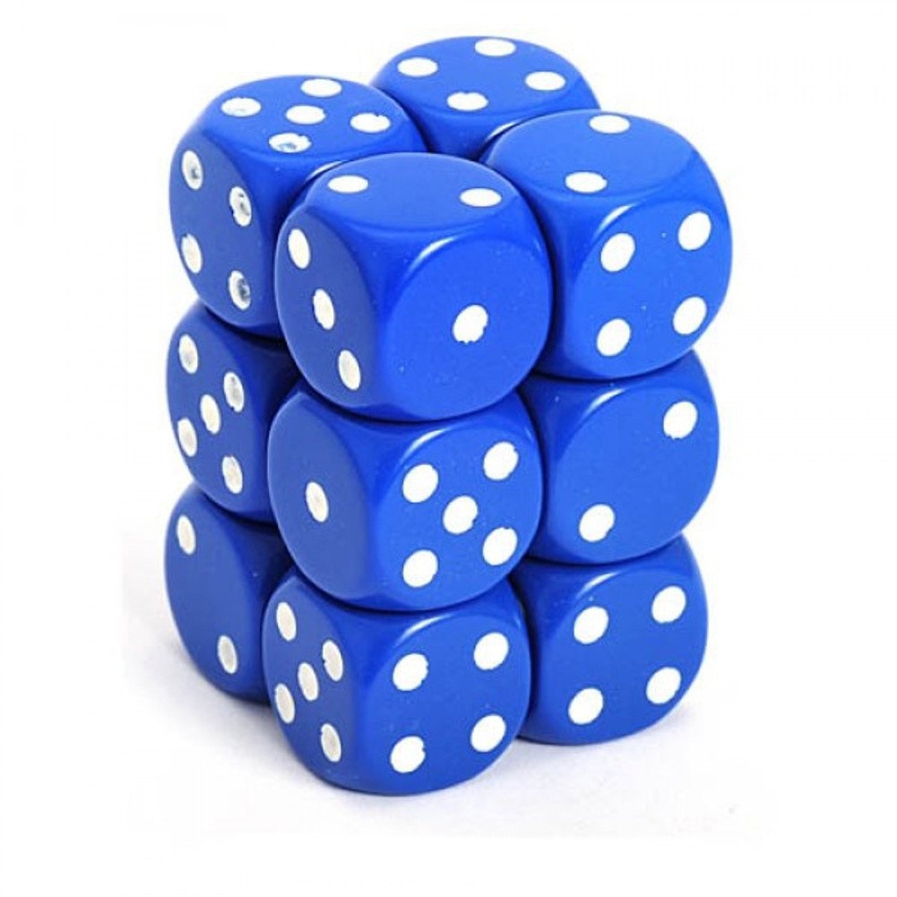 Набор кубиков Единорог (36x12mm) (Синий) (36-OP-BLU)