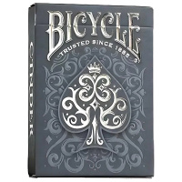 Карты игральные Bicycle Cinder (серебро)