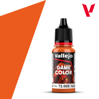 Краска для миниатюр Vallejo Game Color - Orange Fire (72008) 18 мл
