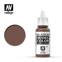 Краска матовая для миниатюр Vallejo Model Color - Mahogany Brown (70846) 17 мл