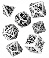 Набор кубиков Celtic 3D Revised White & black Dice Set (SCER02)
