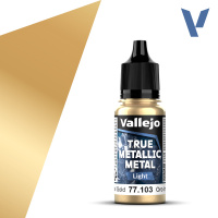 Краска для миниатюр Vallejo True Metallic Light – Imperial Gold (77103) 18 мл 