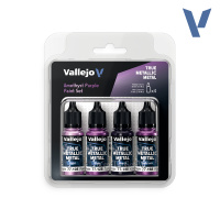 Набор красок Vallejo True Metallic – Amethyst Purple (77255) 4 краски по 18 мл