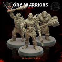 Миниатюры "Набор орков воинов" (Set of Orc Warriors) 32 мм