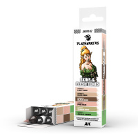 Набор маркеров AK Playmarker — Skin & Flesh tones (AKM107)