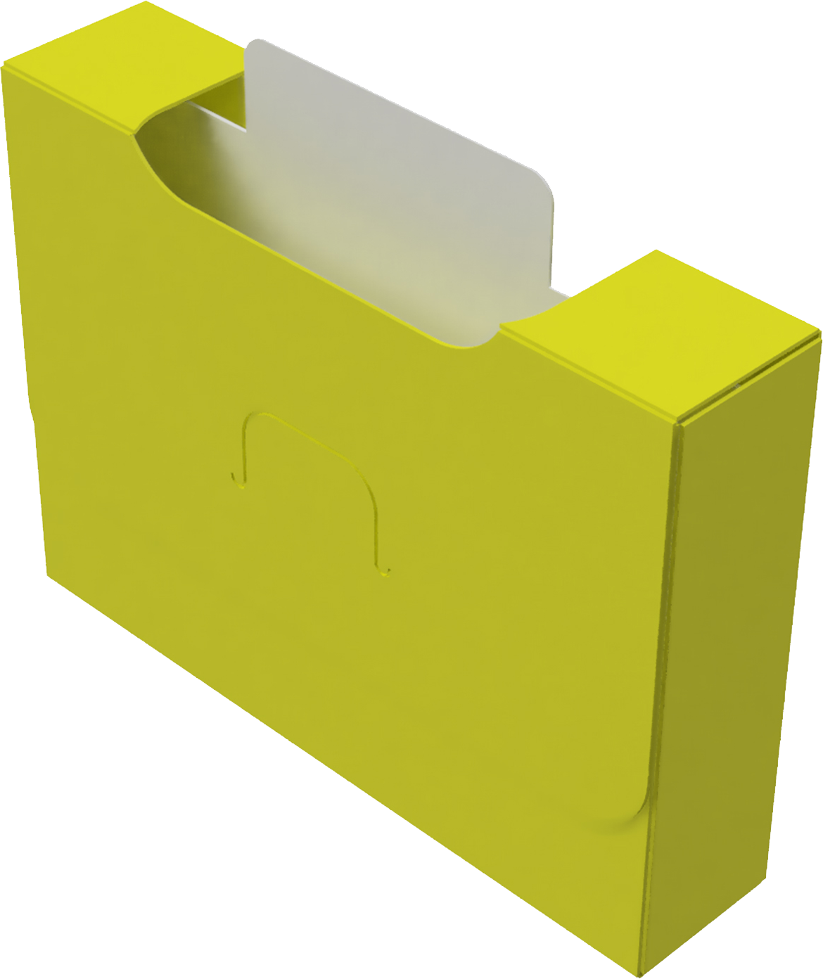 Картотека UniqCardFile Standart 20 mm (Желтый) (544664)