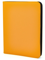 Премиум альбом Card-Pro с 20 встроенными листами 3х3 - Желтый (на молнии)