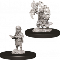 Pathfinder Deep Cuts Unpainted Miniatures - Male Gnome Sorcerer (WZK73722)