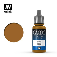 Краска чернильная для миниатюр Vallejo Game Ink - Brown (72092) 17 мл