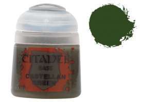 Краска для миниатюр Citadel Base: Castellan Green (21-14)