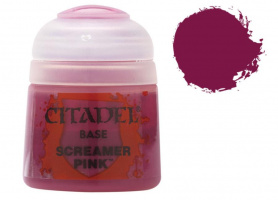 Краска для миниатюр Citadel Base: Screamer Pink (21-33)