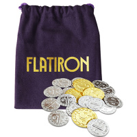 Железные монеты для игры Флэтайрон