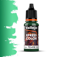 Краска для миниатюр Vallejo Xpress Color - Troll Green (72416) 18 мл