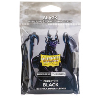 Протекторы Dragon Shield: Perfect Fit — Black Toploader (AT-13005) 100 микрон