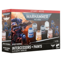 Стартовый набор Warhammer 40,000: Space Marine — Intercessors + Paints (60-11)
