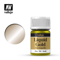 Краска металлик спиртовая Vallejo Liquid Gold - Gold (Alcohol Based) (70791) 35 мл