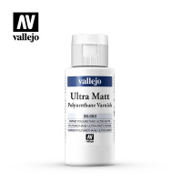 Ультраматовый полиуретановый лак Vallejo Varnish - Ultra Matt Polyurethane Varnish (26653) 60 мл