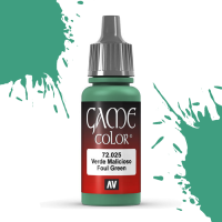 Краска для миниатюр Vallejo Game Color -  Foul Green (72025) 17 мл 