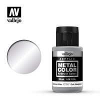 Краска металлик для аэрографа Vallejo Metal Color - Dull Aluminium (77717) 32 мл